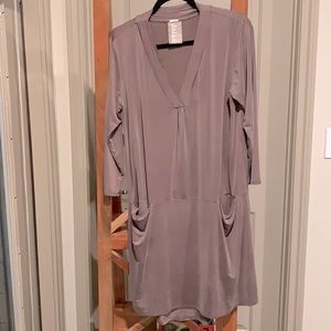 Anthropology Dolan | Left Coast Dress V neckline with front pockets.